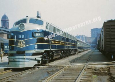 May 1949 - B&O New Columbian, Camden Station