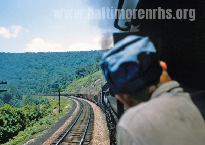 B&O Westbound Steam Helper on Sand Patch Hill - Baltimore Chapter NRHS