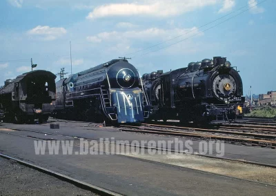 1948 - 5304, 97, and 2 other Engines at B&O's Mt. Clare Shops, Baltimore