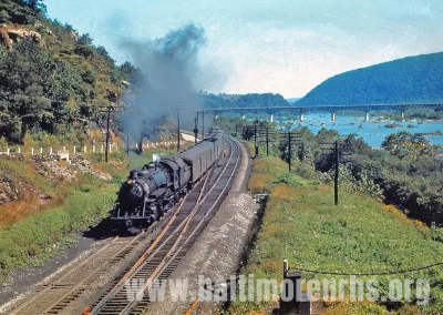 1948 - B&O Westbound Express Train, East of Harpers Ferry, WV