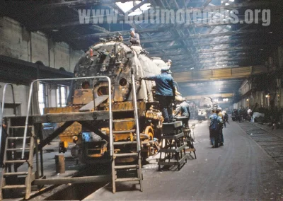 1956 - B&O Mt. Clare Locomotive Shop