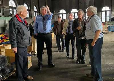 Garry fielded multiple questions about the car shop and how the changes will be implemented.